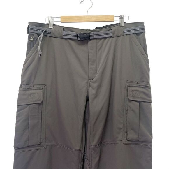 NWT Duluth Trading Co Dry on the Fly Fleece Lined Cargo Pants Olive Size XL x 30 - Picture 4 of 9